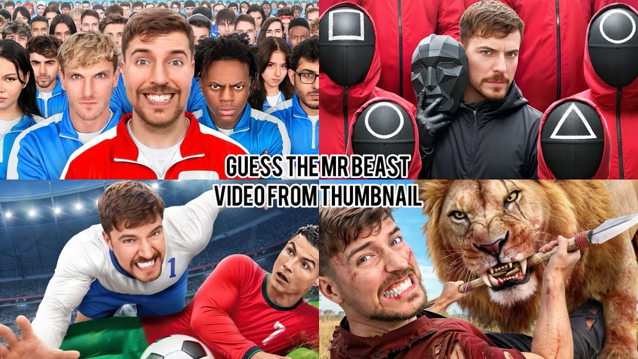 guess the mr beast video from thumbnail |mrbeastquiz |quizchannel