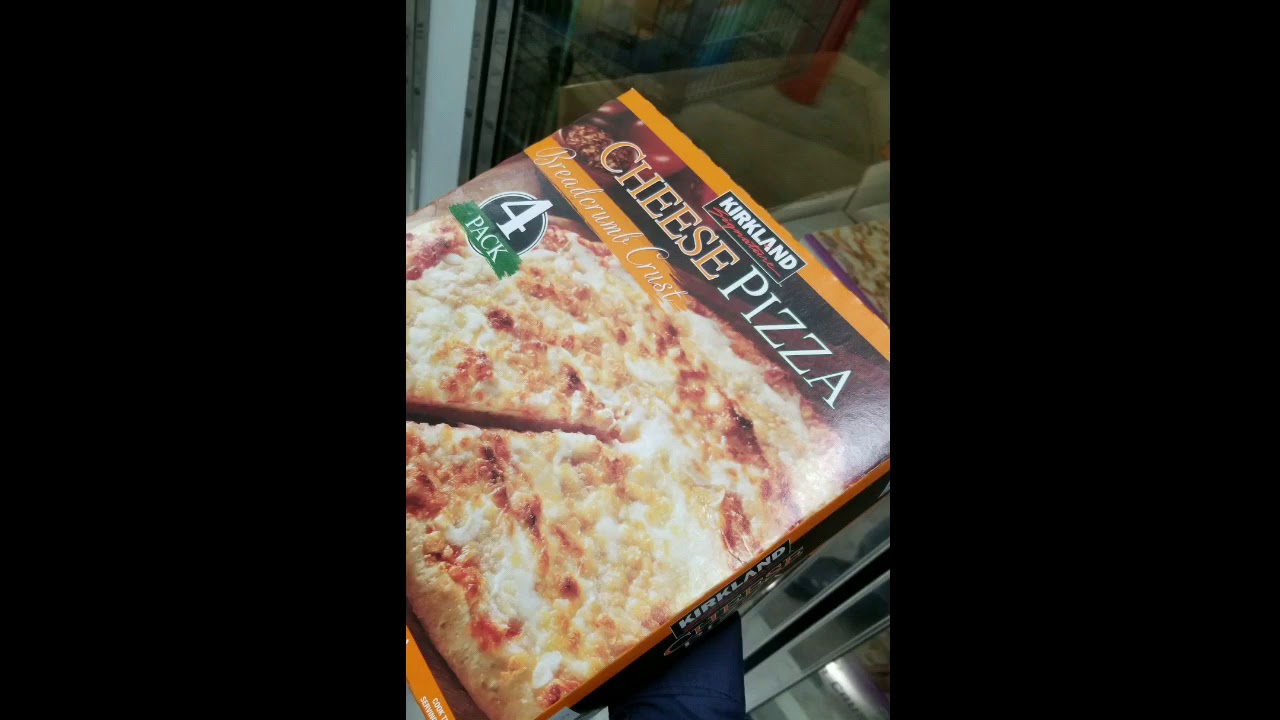 Costco Kirkland Cheese Pizza 4 Pack 5 99 That S 1 49 A Pie Youtube