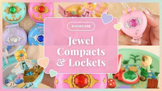 Vintage Polly Pocket Jewel Compacts & Lockets 1992: Sea, Forest, Palace, Iceland