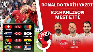Brezilya 2-0 Sırbistan, İsviçre 1-0 Kamerun, Portekiz 3-2 Gana, Uruguay 0-0 Güney Kore | Coca - Cola