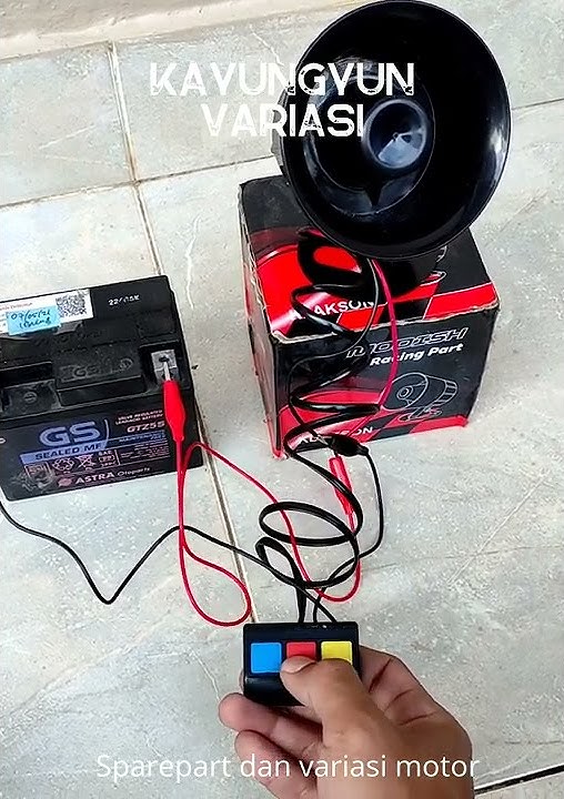 klakson sirine 3 suara merk moodish