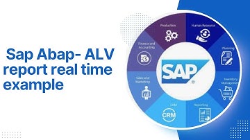 SAP ABAP - ALV Report  Real Time Example