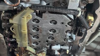 2018 GMC Chevy Silverado shuttering jerking down shifting problems transmission fluid Mobil 1