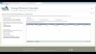 AHFC | Energy Efficiency Calculator Tool | Part 1: Calculator Overview