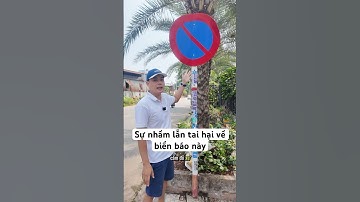 Giờ vẫn nhiều bác nhầm biển này là biển cấm dừng xe #anhthereview #bienbaogiaothong
