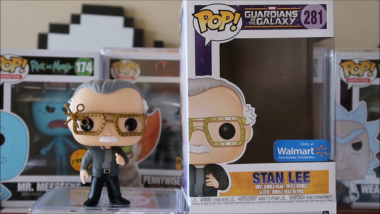 Insister sejr overdraw Funko Pop Stan Lee Guardians Of The Galaxy Walmart Exclusive Review Out The  Box - YouTube