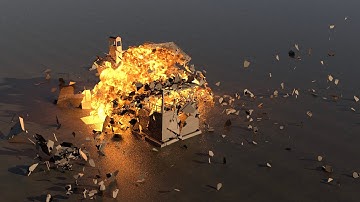 Tyflow Explosion vfx test (3dsmax)