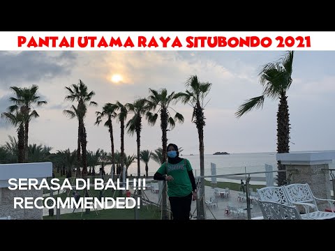 SUNSET DI PANTAI UTAMA RAYA SITUBONDO 2021 | TRIP MALANG BANYUWANGI PART 7