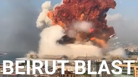 Beirut Blast - fertilizer Ammonium Nitrate is the cause ? Really ?