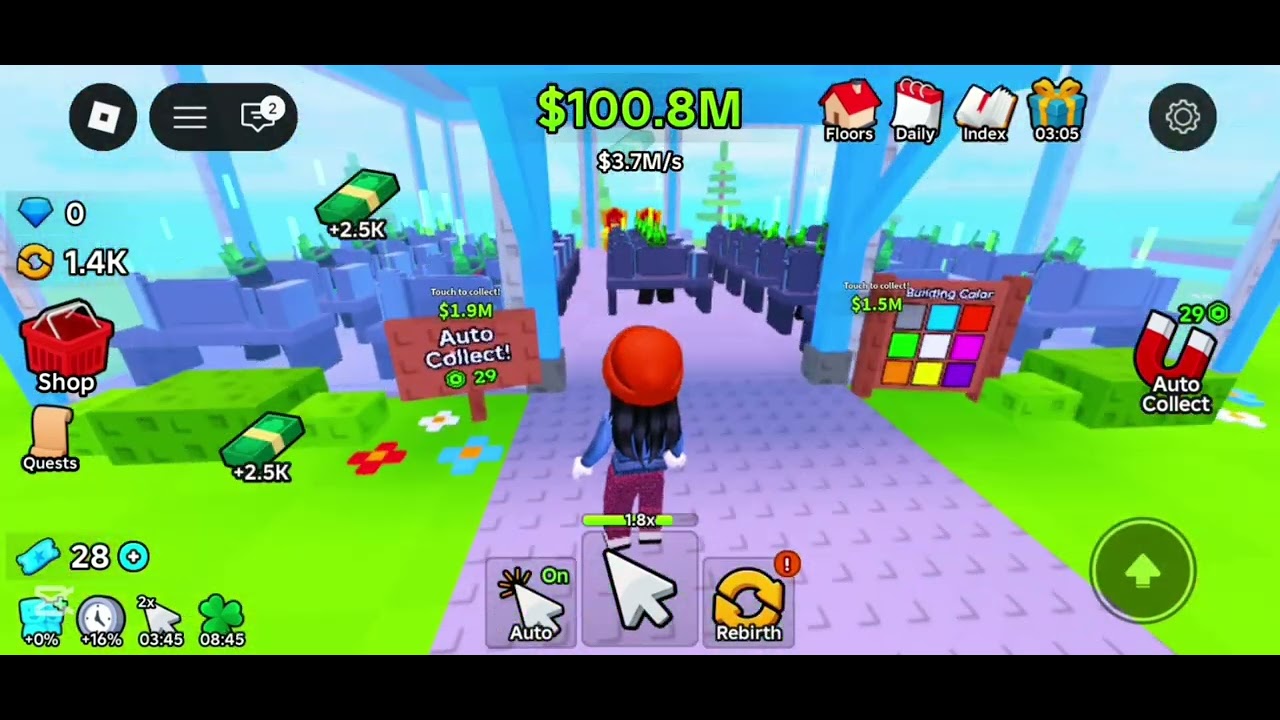 Playing click and get money 