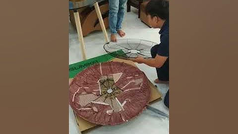 Hướng dẫn ráp quạt đứng công nghiệp Sumika