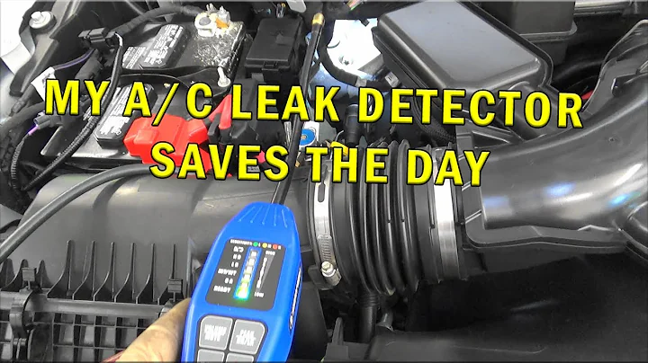 MY A/C LEAK DETECTOR SAVES THE DAY