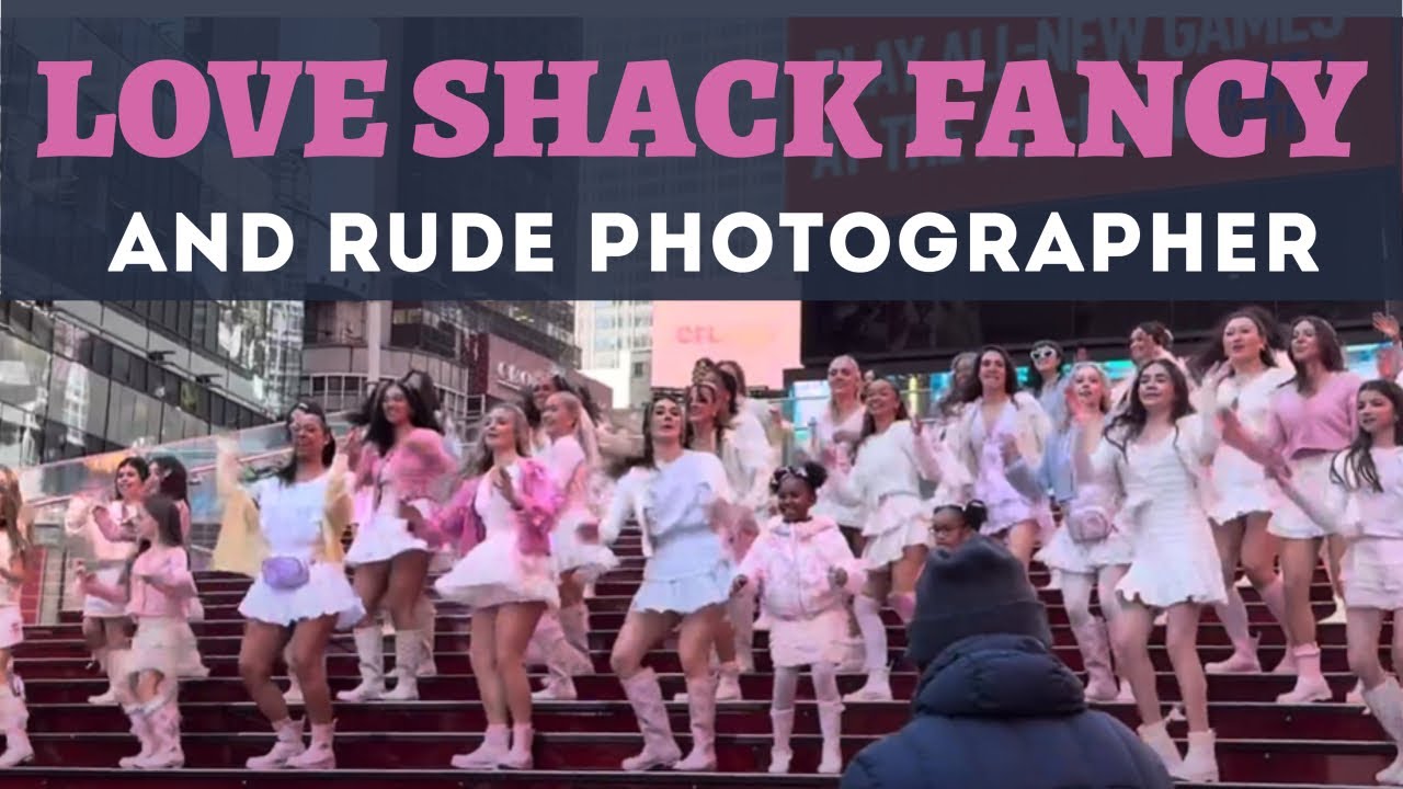 Beautiful Love Shack Fancy Flash Mob & Horrible Rude Photographer with no basic courtesy