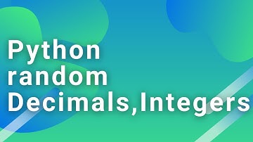 Pythonのrandomモジュールでランダムな小数・整数を生成する