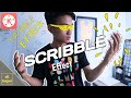 Cara edit video SCRIBBLE effect di smartphone / KINEMASTER