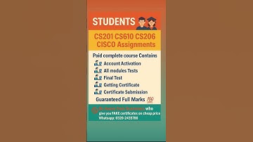 cs201 / cs206 / cs610 Assignment 2 Cisco assignment 100% solution 2025 #cs201 #cs206 #cs610 #vuppn