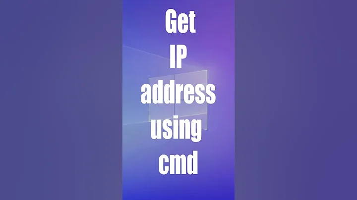 💻 CMD Trick: Get IP address using cmd #computer #pc #pctricks #microsoftwindows #microsoft