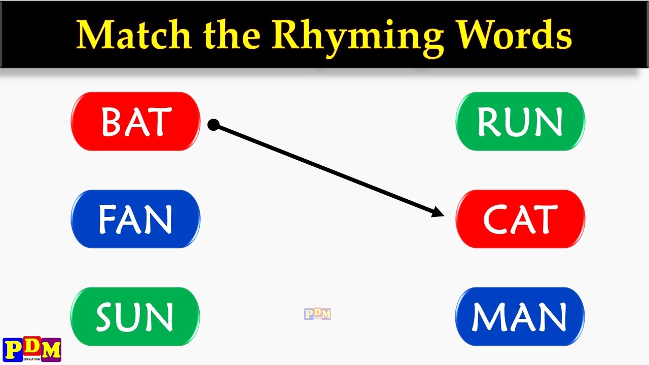 Rhyming words - Find the match