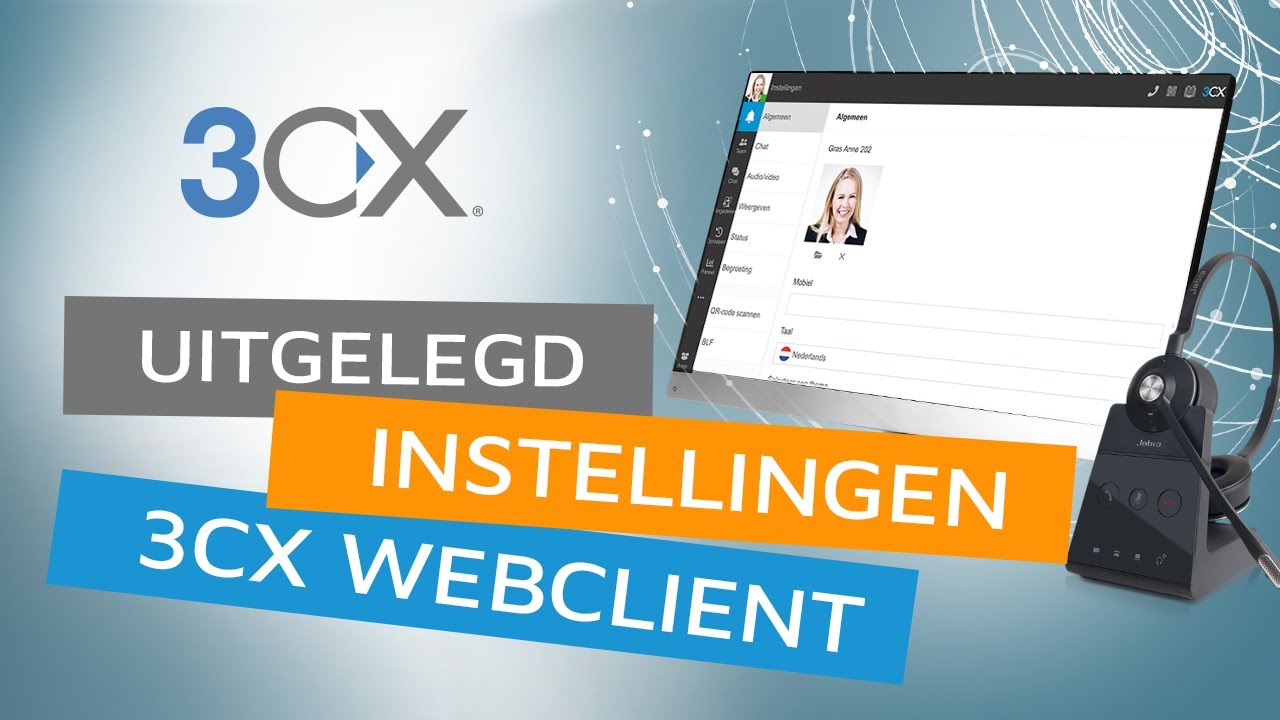 Instellingen - 3CX Webclient handleiding | Dstny - YouTube