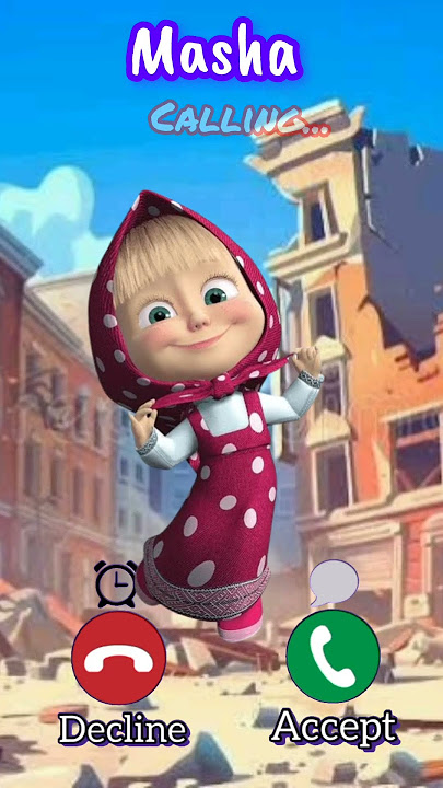 Masha Calling... #masha #bear #cartoon #shorts #ringtone #calling