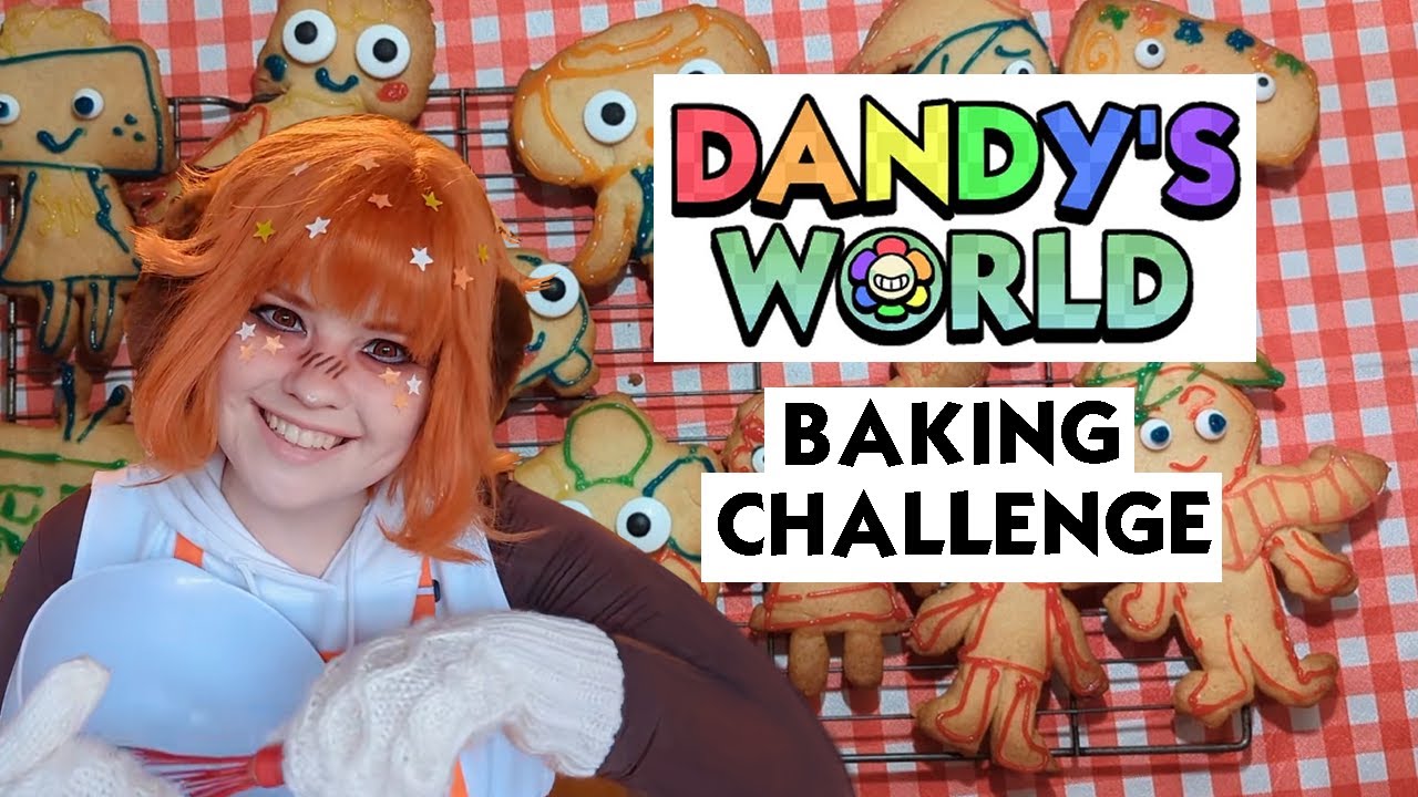BAKING IN COSPLAY - dandy's world baking challenge