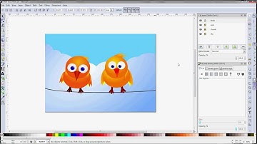 Drawing a Cartoon Bird in Inkscape-Pt.1