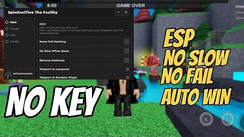 Flee The Facility Script | ESP, NO SLOW, NO FAIL COMPUTER  & MORE🔥