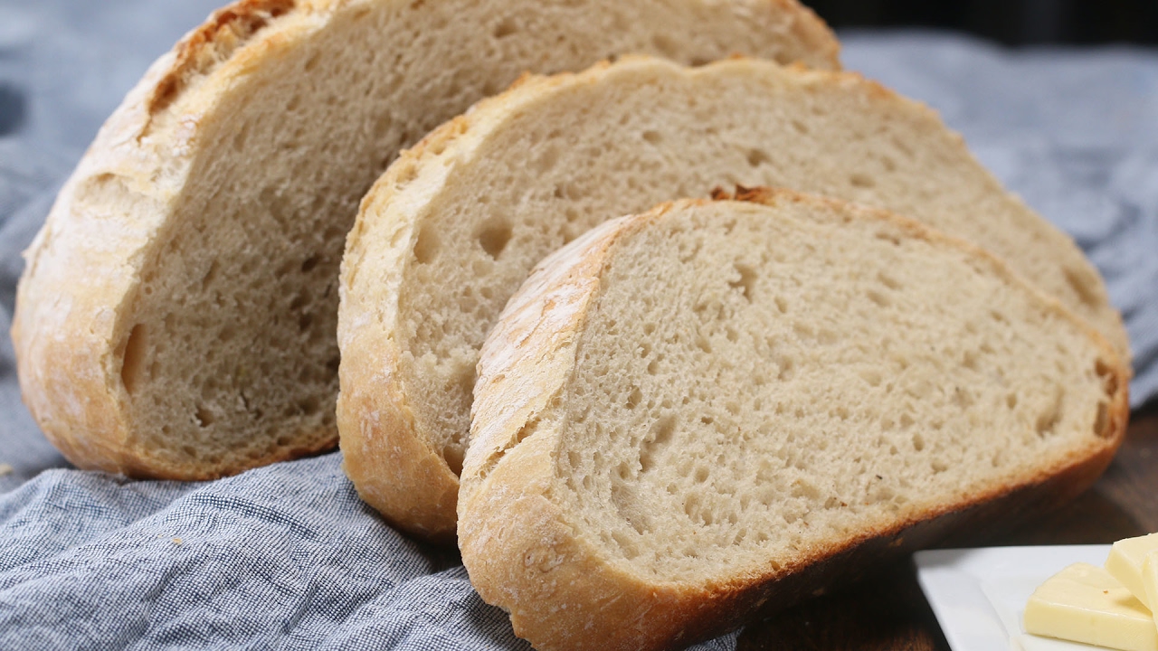 How To Make Homemade Sourdough Bread - YouTube