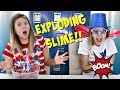 Don't Choose the Wrong Locker Slime Challenge || July 4th Edition || Taylor & Vanessa