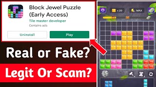 Block Jewel Puzzle App Legit Or Scam | Block Jewel Puzzle New Earning App | Earn Money Online screenshot 2