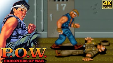 P.O.W.: Prisoners of War (Arcade / 1988) 4K 60FPS