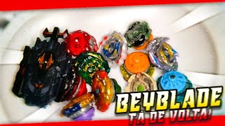 ?BEYBLADE VOLTOU • TORNEIO DE BEYBLADE BURST APP, TESTANDO TRIPÉ NOVO & FALANDO SOBRE O CANAL