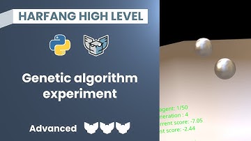 Genetic algorithm experiment with Harfang High Level