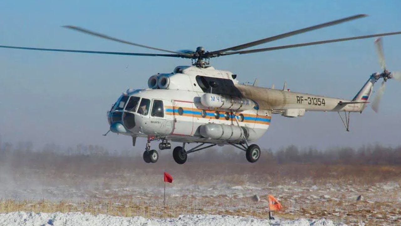 Крушение вертолета МЧС Ми-8 в Карелии. На борту находились три члена экипажа