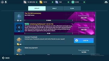 #WarRobots /SOI Network  TASK-5, 6/android   / Mito TheGamer