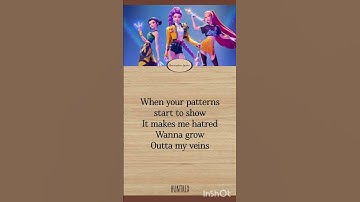 Thumbnail of HUNTRIX "TAKEDOWN" easy lyrics by queenpin lyrics #huntrix #takedown #lyrics