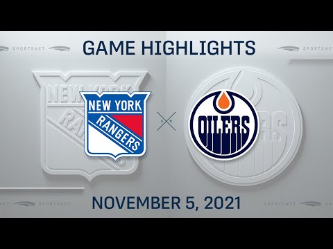 NHL Highlights | Rangers vs. Oilers - Nov. 5, 2021