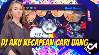 Download Lagu DJ AKU KECAPEAN CARI UANG SEHARIAN | TIK TOK VIRAL | DJ MBON MBON | REAL DRUM COVER NUR CRIS MP3