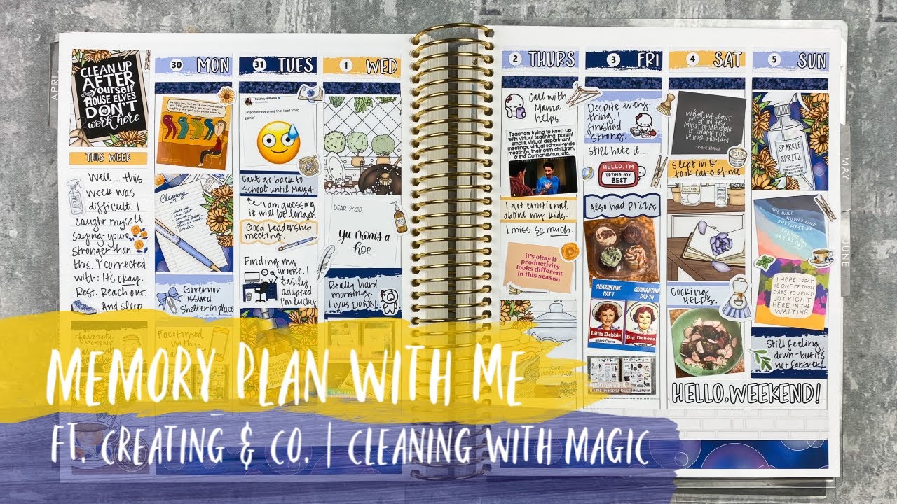 MEMORY PLAN WITH ME | ft. creating & co. | erin condren vertical
