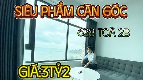 Căn góc hiếm 28 tầng 6 toà 2B giá 3tỷ2 Mường Thanh Viễn Triều Nha Trang.