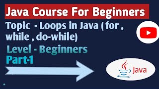 Loops in Java for, while , do-while  | Part-15 | @CodewithRoman