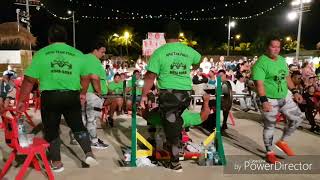 Championnat de Polynésie 23.07.2018, POVAI Hommes équipe par 5, poids 120kg pendant  1 heure