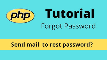 PHP Forgot(Rest) Password Recover Code Using PHPMailer SMTP