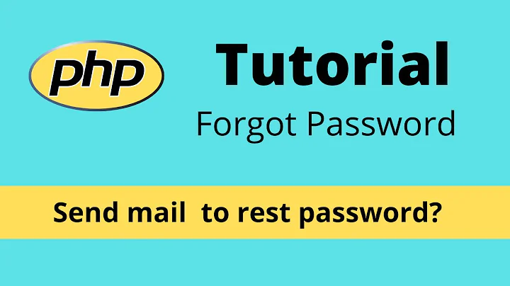 PHP Forgot(Rest) Password Recover Code Using PHPMailer SMTP