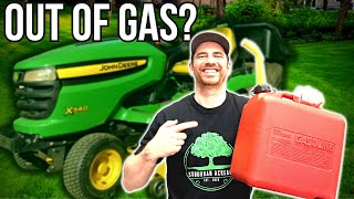 Fixing a Broken Gas Gauge on a John Deere Lawn Tractor DIY Troubleshooting and Repair
