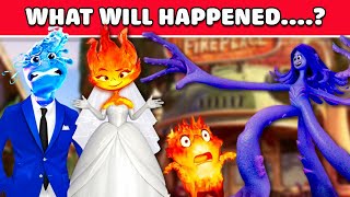 Guess What Happen Next in the Elemental Movie | Ember \& Wade,  Mario and Peach, Teenage Kraken