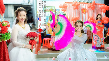 CÔ DÂU XINH ĐẸP MÚA TẶNG CHÚ RỂ NGÀY CƯỚI / Chú Rể Thật Hạnh Phúc Bên Cạnh Cô Dâu Hiền Lành