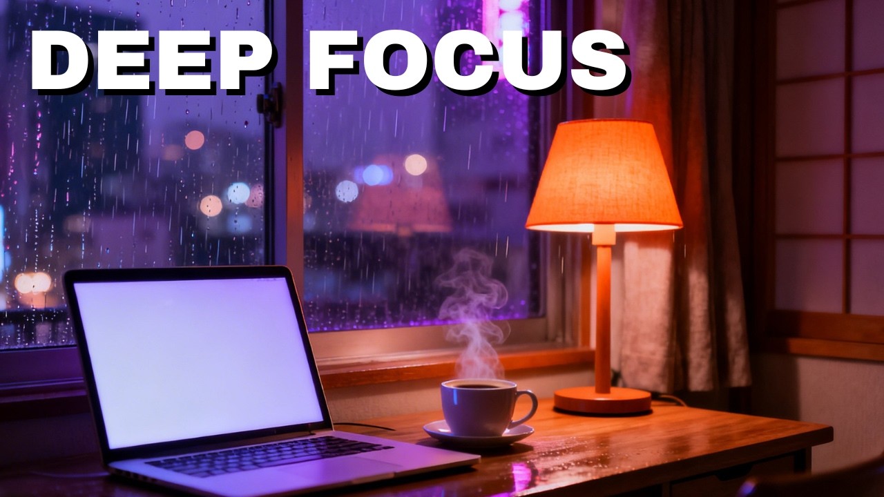 Tokyo Rain at 2AM ☔ Chill Lofi for Deep Focus | 深夜BGM