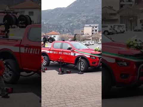 Video SANTANTONINO DI SUSA E BORGONE SUSA IN FESTA PER IL NUOVO MEZZO DEI VIGILI DEL FUOCO