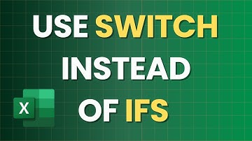 Using the Switch Function in Excel